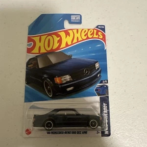 Hot Wheels 1989 MERCEDES BENZ 560 SEC AMG, Blue, Q-Case,  ** BOX SHIPPING ** - Picture 1 of 1