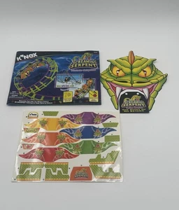 Juego de hojas adhesivas y pancartas Knex Screamin Serpent Roller Coaster 63153 - Imagen 1 de 4