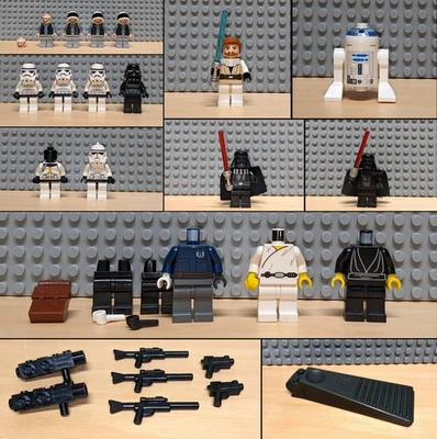 LEGO Star Wars: Assorted Minifigures and Parts (Obi-Wan, Darth Vader, etc.) - Image 1 of 4
