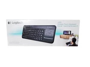 NIB Logitech K400 Wireless Keyboard Touchpad w/ Unify Receiver - Picture 1 of 4