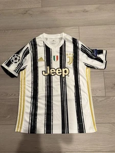 Adidas 2020-21 Juventus Aeroready Home Jersey Men’s Large Ronaldo - Picture 1 of 10