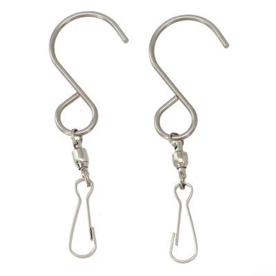 Pack of 2 Multi-Purpose Swivel Hooks for Hanging Crystal Twisters and5410 - Image 1 of 4