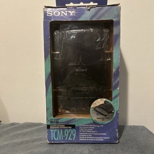 Sony Cassette Player Tape Recorder TCM-929 w/ Tape Counter New In Box Vintage - Picture 1 of 5