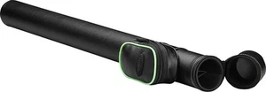 Casemaster Q-Vault 1x1 Supreme nero con bordo verde custodia stecca da biliardo/piscina - Foto 1 di 2