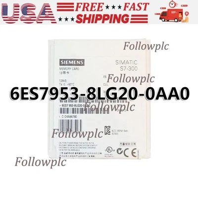 New Siemens 6ES7953-8LG20-0AA0 6ES7 953-8LG20-0AA0  SIMATIC S7 Micro Memory Card - Image 1 of 4
