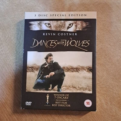 DANCES WITH WOLVES 3 Disc Special Dancing Edition DVD Kevin Costner Film Movie - Image 1 of 3