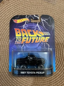 HOT WHEELS 2013 RETRO ENTERTAINMENT BACK TO THE FUTURE 1987 TOYOTA PICKUP TRUCK - Picture 1 of 8