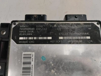 centralina PEUGEOT PARTNER - 1 GENERACION RESTYLING 2002 - 2012 - FURGONETA 2 - Immagine 1 di 4