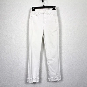 Good American Always Fits Good Classic Slim Straight Jeans Gr. 2/26 Raw Hem - Bild 1 von 6