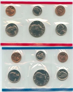 1987 P & D US Uncirculated Mint Set 10 Coin United States Philadelphia Denver - Picture 1 of 3