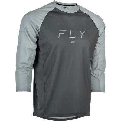 Fly Racing Ripa 3/4 Sleeve Jersey X-Large Gray / Light Gray - Image 1 of 3