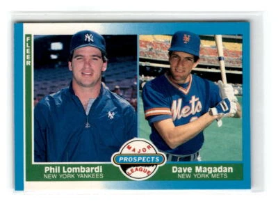 1987 Fleer - #648 - Phil Lombardi / Dave Magadan RC - Image 1 of 2