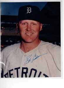 Bob Anderson Signed 8 x 10 Detroit Tigers Autograph Photograph, D. 2015 - Picture 1 of 1