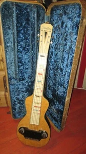 Vintage Circa 1959 Silvertone Deluxe Lap Steel Natural Curly Maple - Picture 1 of 6