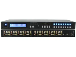 Shinybow SB-5548LCM 8X8 Composite Video Matrix Switcher w Stereo Audio - Picture 1 of 1