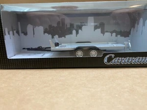 1/43 AUTO TRANSPORTE TRAILER WITH TANDEM AXLE SILVER CARARAMA - Picture 1 of 3