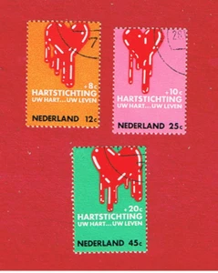 Netherlands #B462-B464 VF used Semi Postal Free S/H - Picture 1 of 1