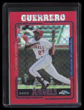 2005 Topps Chrome Red X-Fractor 150 Vladimir Guerrero 2/25
