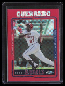 2005 Topps Chrome Red X-Fractor 150 Vladimir Guerrero 2/25