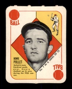 1951 Topps Red Back Set-Break # 7 Howie Pollet EX-EXMINT /00 - Bild 1 von 2