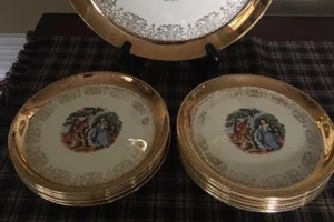 Sabin Crest-O-Gold Vintage 10 Piece Set. Excellent Condition - Imagen 1 de 5