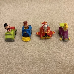 Peanuts Snoopy Lot of 4 Toy Figure Vehicles McDonalds Happy Meal Vintage - Picture 1 of 18