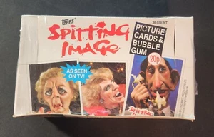1990 Topps Spitting Image UK/Ireland Release Factory Sealed Unopened Box 36 Pack - Picture 1 of 9