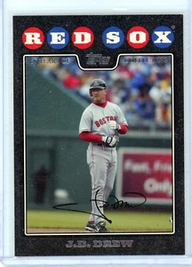 2008 Topps J.D. Drew #552 Black Border #/57 Boston Red Sox - Bild 1 von 2