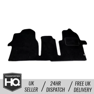 VW Crafter / MAN TGE 2017+ – Deluxe Carpet Front Cab Floor Mat for 2+1 - RHD - Picture 1 of 2