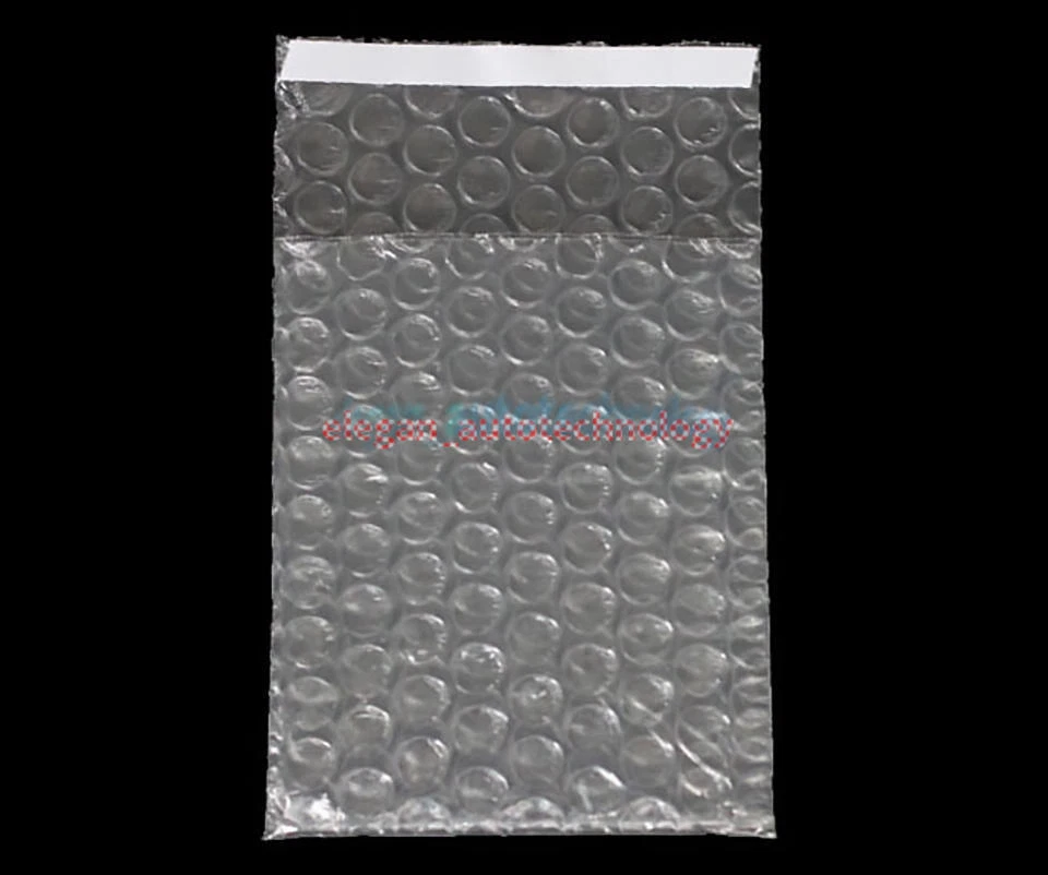 60PCS 2.5" x 3" Self Seal Clear Bubble Small Packing Pouches 65 x 80+20mm - Image 1 of 1