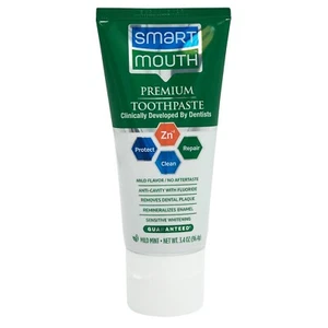 SmartMouth Premium Zinc Ion Toothpaste Protect, Clean & Repair, Mild Mint, 3.4oz - Picture 1 of 4