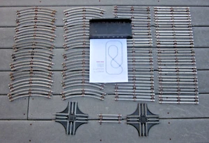 LIONEL TRACK "LAYOUT #7" - (45 pcs) Lionel O27 Track + Girder Bridge - Picture 1 of 8