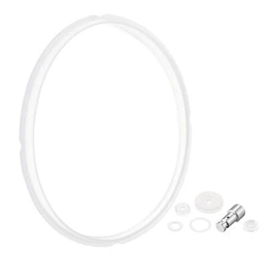 8 Quart Sealing Ring, Float Valve Seal Silicone Gasket for Cooker 1 Set - Picture 1 of 5