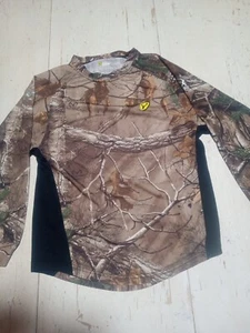 Scent Blocker Bone Collector Boy's Long Sleeve Shirt Size Youth L Realtree - Picture 1 of 13