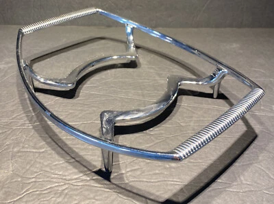 Corning Ware P-11-M-1 chrome metal casserole dish holder trivet Vintage - Image 1 of 4