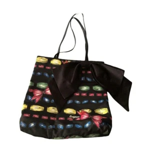 Bolso de mano para mujer Brighton TAKE A BEAU negro de nailon moño - Imagen 1 de 4