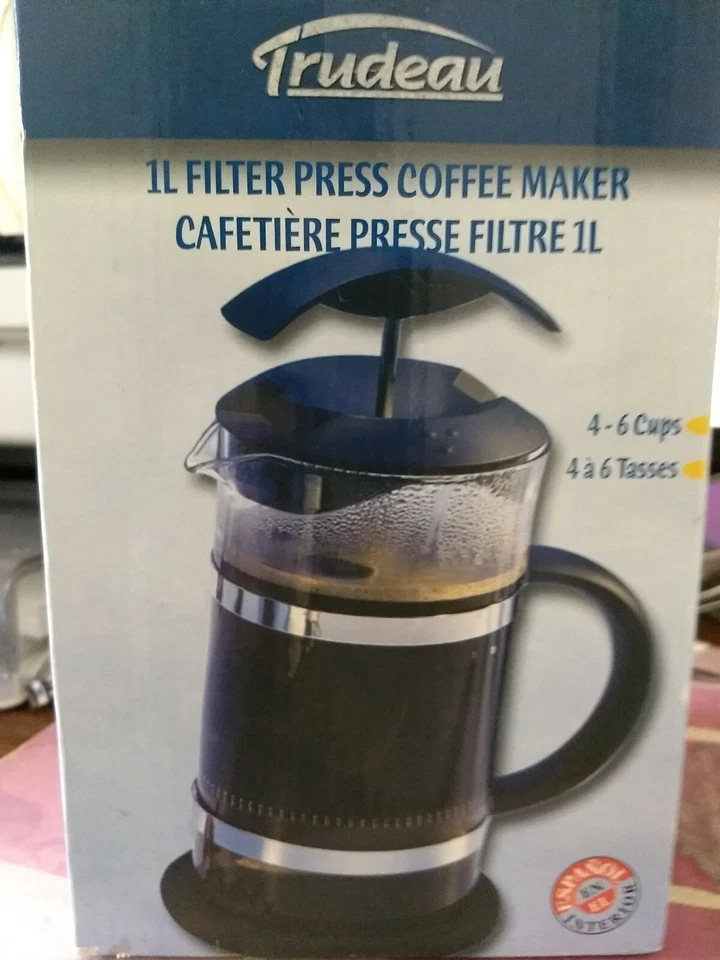 Cafetera prensa filtro Trudeau 1L. Foto 1 de 2
