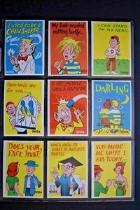 1961 DONRUSS *IDIOT CARDS* COMPLETE 66 CARD SET  NM  **RARE** 