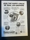 Vtg 1938 Prince Albert Pipe Tobacco Ad, The National Joy Smoke