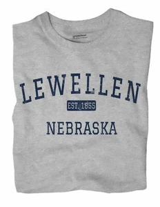 Lewellen Nebraska NE T-Shirt EST - Picture 1 of 6