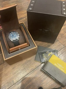 ⌚️Breitling Superocean Chronograph Blue Dial Mens Watch A13311 Complete⌚️ - Picture 1 of 8