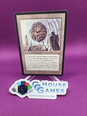 Dark Sphere The Dark Misprint Crimp MTG Magic Vintage Old School MTG  *CCGHouse* - Image 1 of 4
