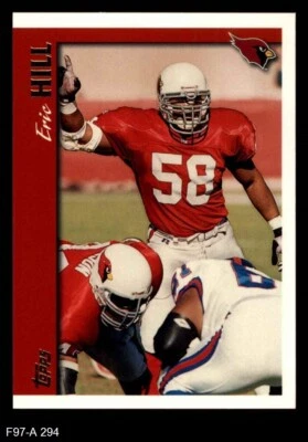 1997 Topps #294 Eric Hill Cardinals-FB LSU 8 - NM/MT - Image 1 of 2