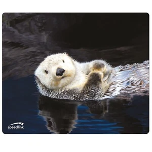 Speedlink Silk Tapis de souris loutre tapis de souris motif animal bébé plat 1,5 mm d'épaisseur - Photo 1/2