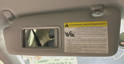 2013 Audi A3 OEM Left Hand Drivers Side Sun Visor Gray 2006-2012 - Image 1 of 2