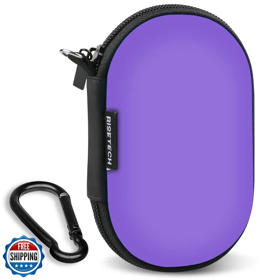 Earbud Case Holder, RISETECH Hard Shell Earphone Case Wired Headp - Image 1 of 4