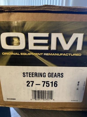 Engranaje de dirección asistida remanufacturado OEM 27-7516 negro nuevo en caja Ford Foto 1 de 2