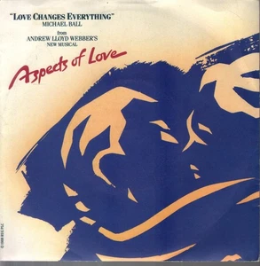 Michael Ball Love Changes Everything 7" vinyl UK Polydor 1989 B/w aspects of - Picture 1 of 2