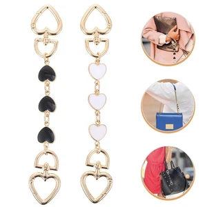 2 piezas Bolso Cadenas Bolso Correa Metal Cadenas Cartera Bolso de Mano Monedero Cadena Hágalo Usted Mismo Bolso Cadena - Imagen 1 de 11
