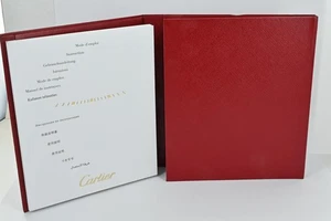 Cartier Wristwatch Instructions Booklet & Guarantee Certificate Plus DVD - L - Picture 1 of 3